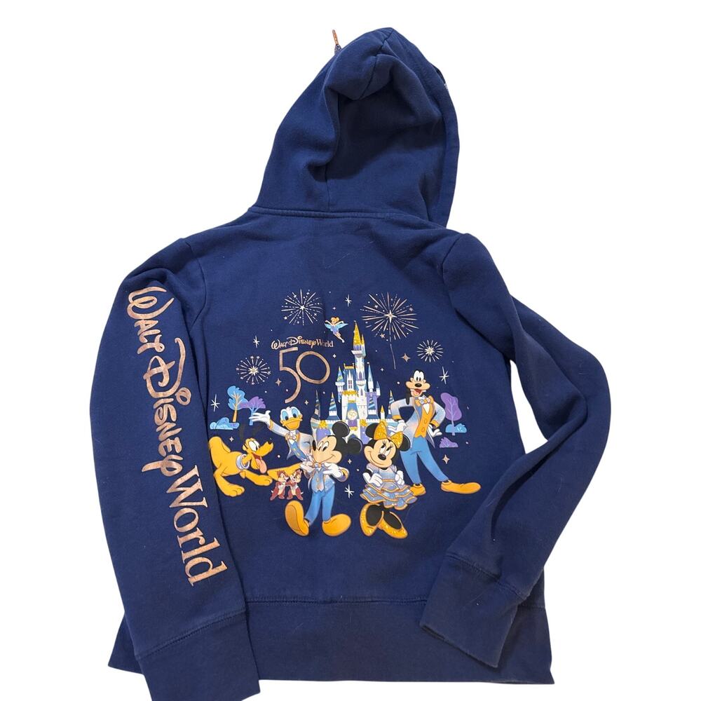 WALT DISNEY WORLD 50th Anniversary Hoodie - size SMALL